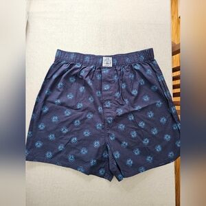 NEW! Lucky Brand Men's Blue Boxer Shorts Size Medium